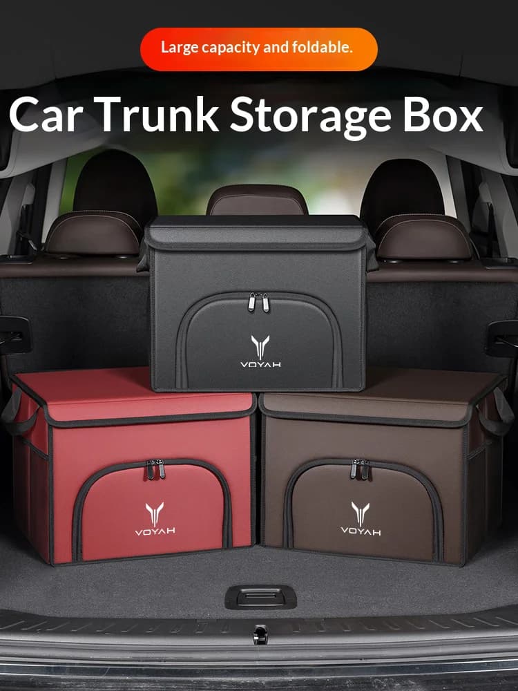 Car trunk large capacity Foldable storage box shoe storage organizing box For Voyah Dreampower Courage Free PHEV ILang Icozy