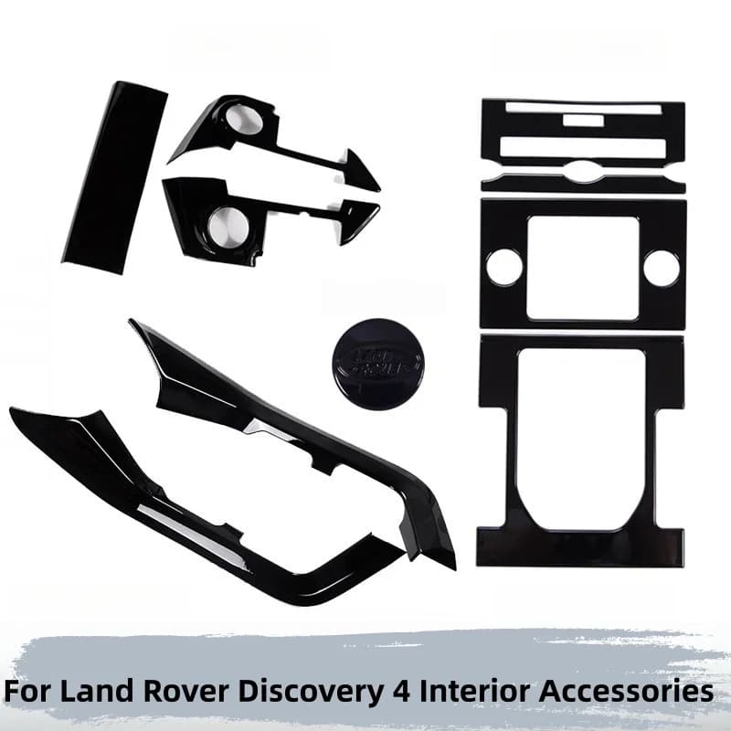 For Land Rover Discovery 4 LR4 2010-2016 ABS Silver Kit Body Trim Center Console Steering Wheel Outside Mirror Accessories