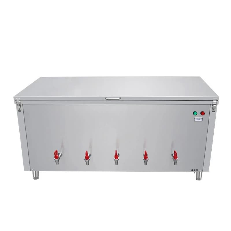 Commercial horizontal water heater 680 liters 5-port electric water heater School construction site canteen Marine