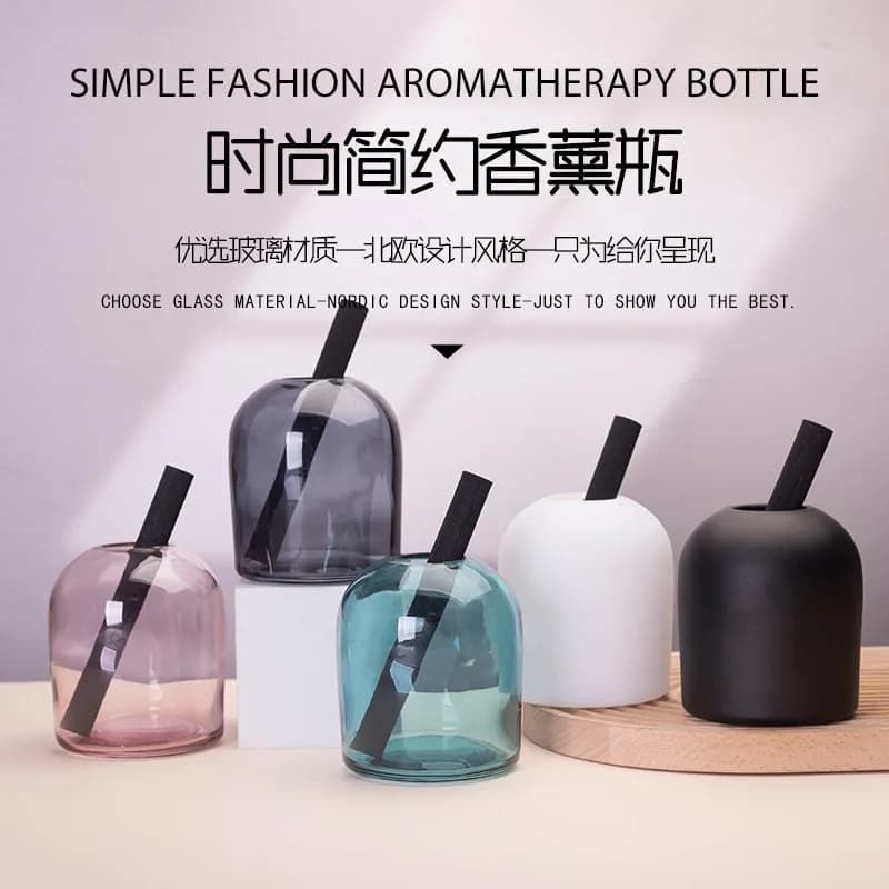 Essential Oil Bottle for Aroma Oils, Simple Fashion Aromatherapy, Bedroom Ornament, Reed Diffuser, Empty Bottle, 1PC, 400ml