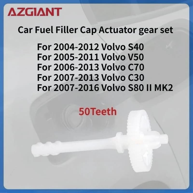 For Volvo S40 2004-2012/V50 2005-2011/C70 2006-2013 Car Fuel Filler Cap Actuator gear set New replacement parts Auto Accessories