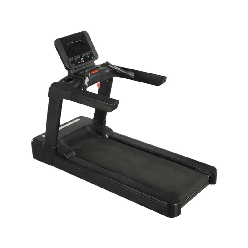 &c Commercial Fitness Training Studio's White Treadmill Aerobics Screen Electric Slope Function Wireless Heart Rate