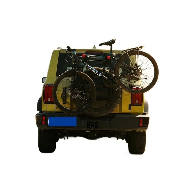 Spare tire car bicycle rack rear hanger