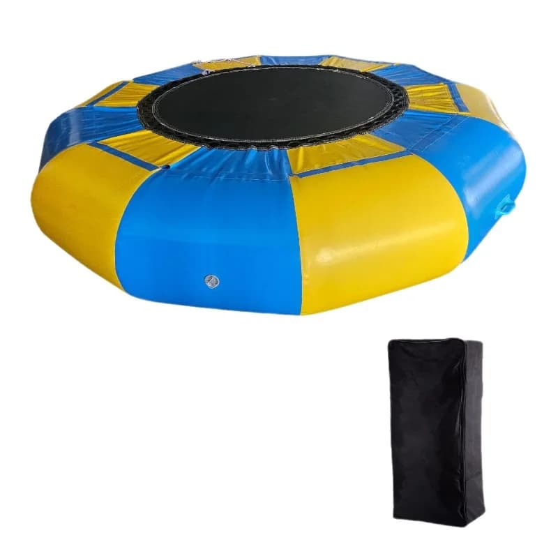 Water inflatable trampoline, water rides Summer water park inflatable trampoline