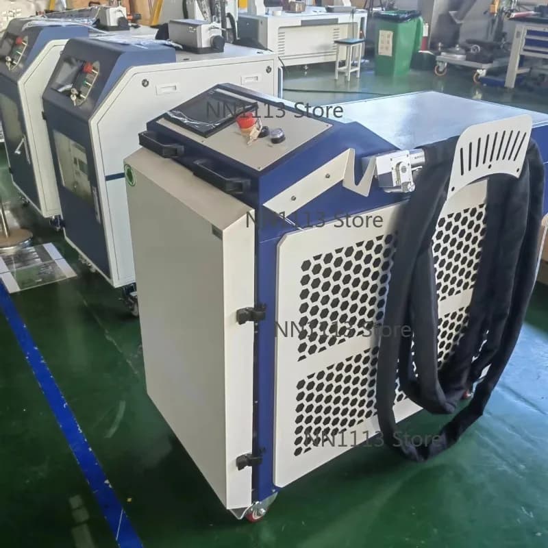 3000W Laser Cleaning Machine For Rust Oil Dust , Paint And Varnish, Mini Cabinet