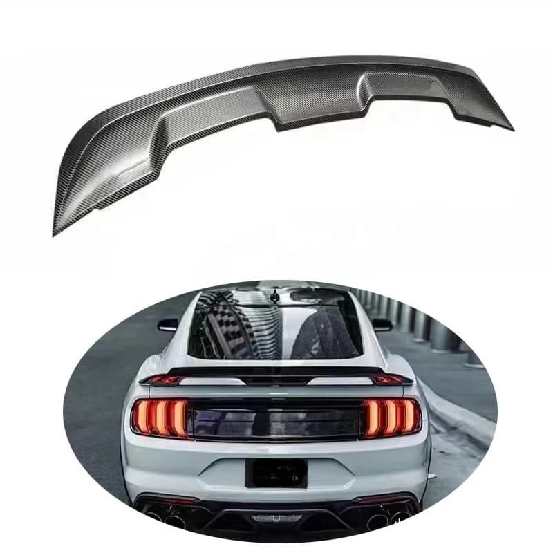Suitable forFord Mustang's External Accessories Dry Carbon Fiber Rear Trunk Spoiler