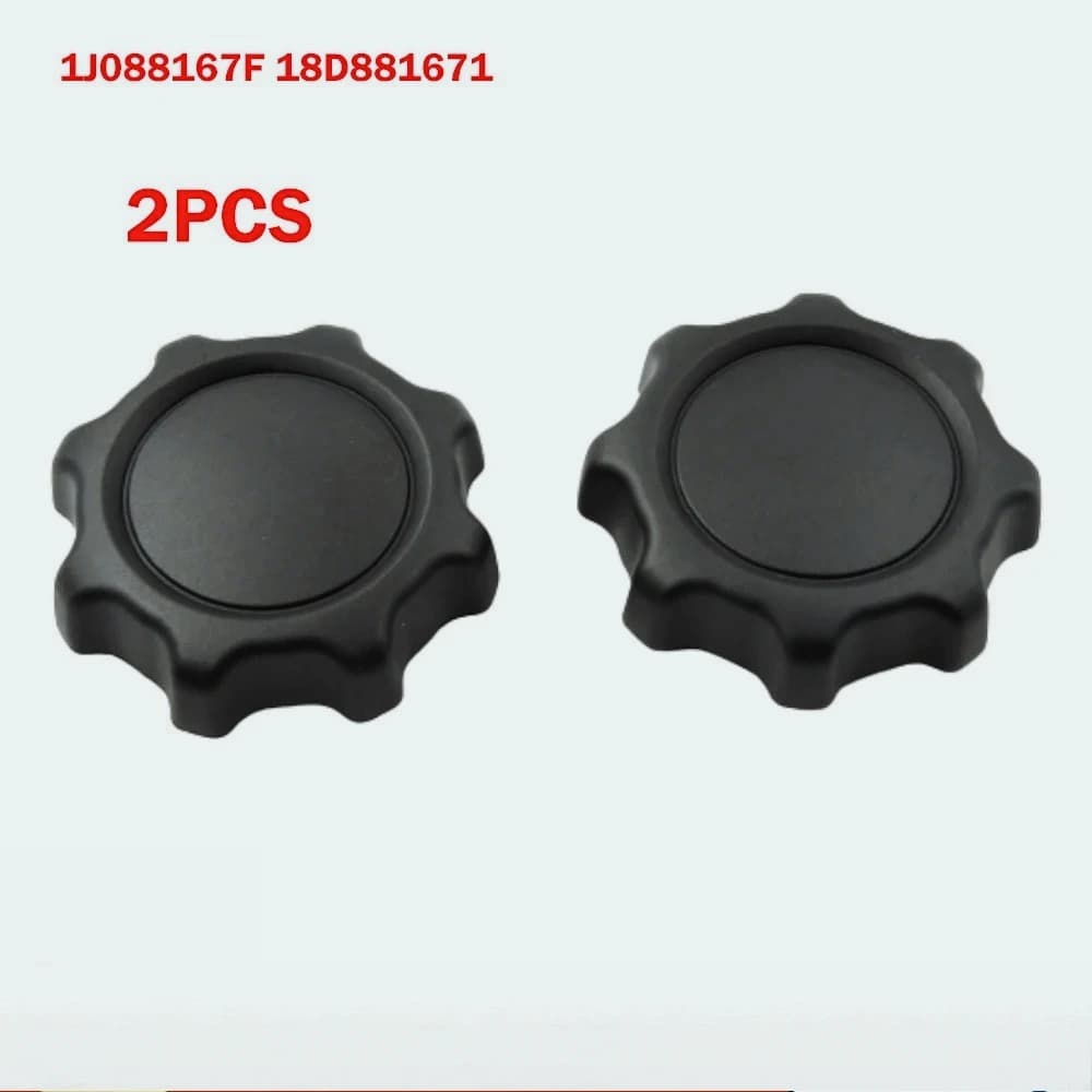 ZF-T Manija de ajuste para asiento delantero de coche, perilla de asiento reclinable, color negro, 1J0881671, 18D881671, 2 pieza