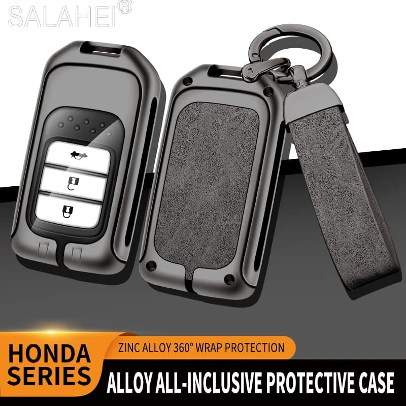 Leather Car Key Cover Fob Case Shell For Maserati Levante Ghibli Quattroporte GT Granturism GranCabrio Auto Keychain Accessories