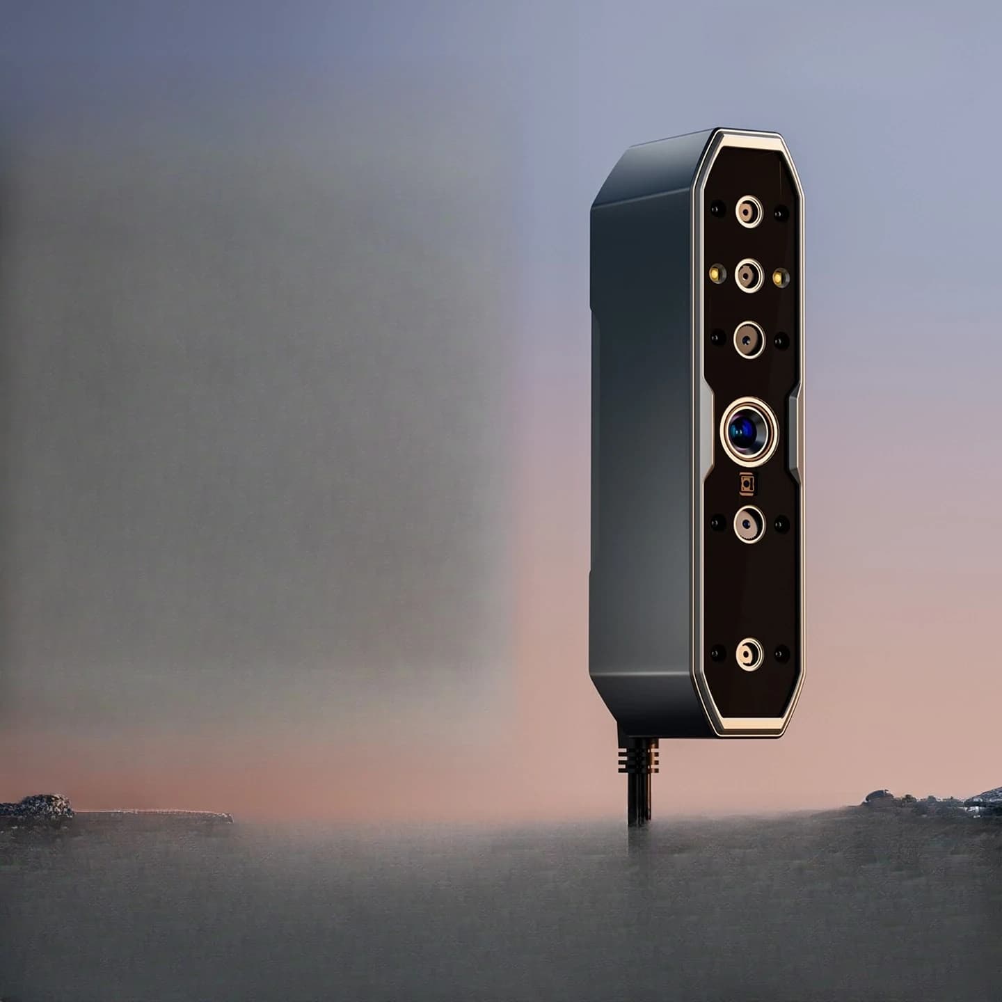 Scanner, handheld portable high-precision, full-color stereoscopic scanning for automobiles and motorcycles