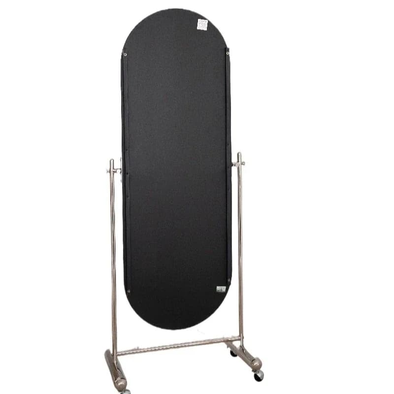 Full-body mirror mobile pulley household thin ultra-white glass mirror