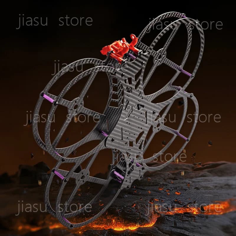 Flyroun 5 Inch Carbon Fiber FPV Racing Frame Kit For RC Drone FPV Quadcopter Multicopter Part