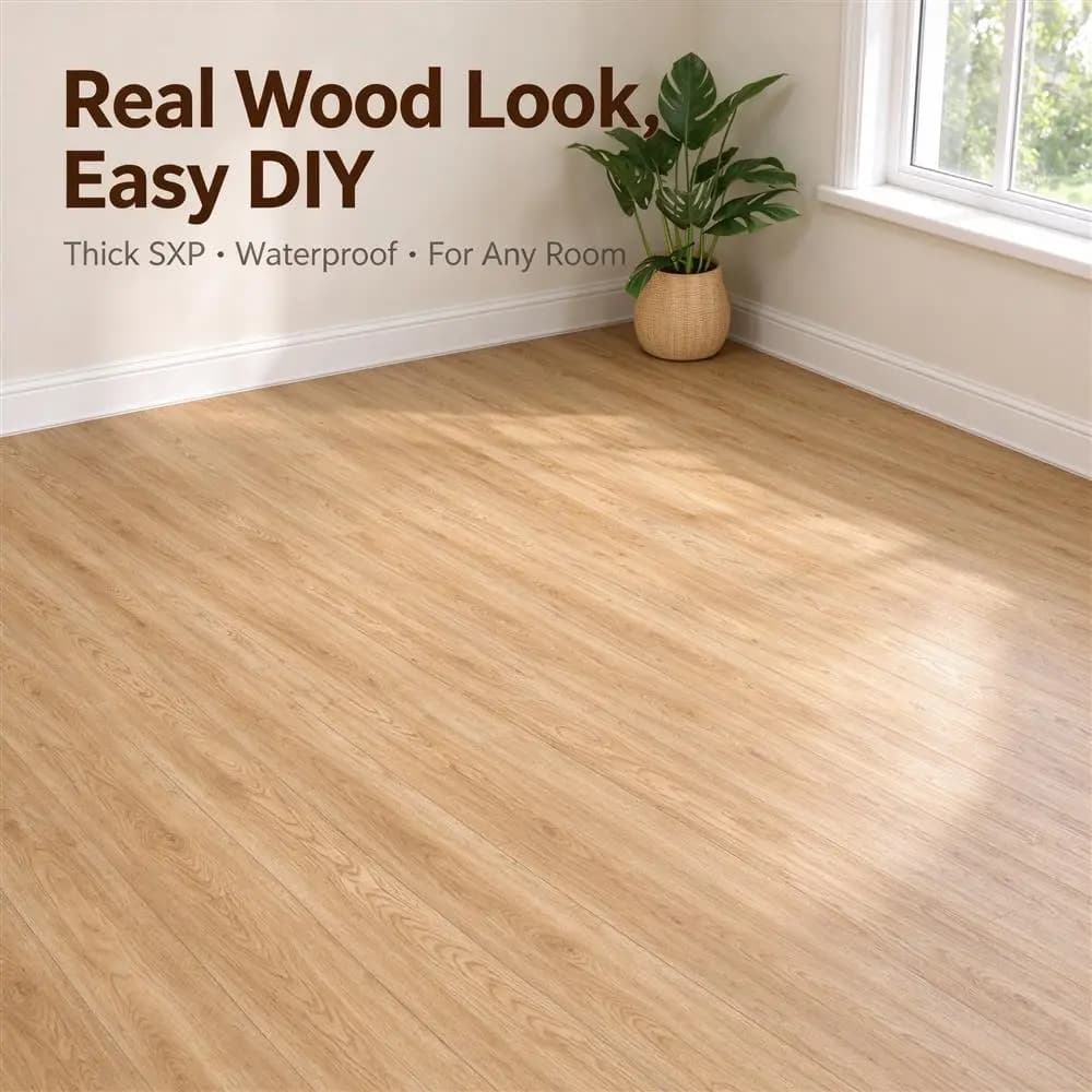 Thickened Wood Grain Floor Stickers And Wallpaper 40/60cm Self-Adhesive PVC Waterproof Wear-Resistant for Office Home Decoration