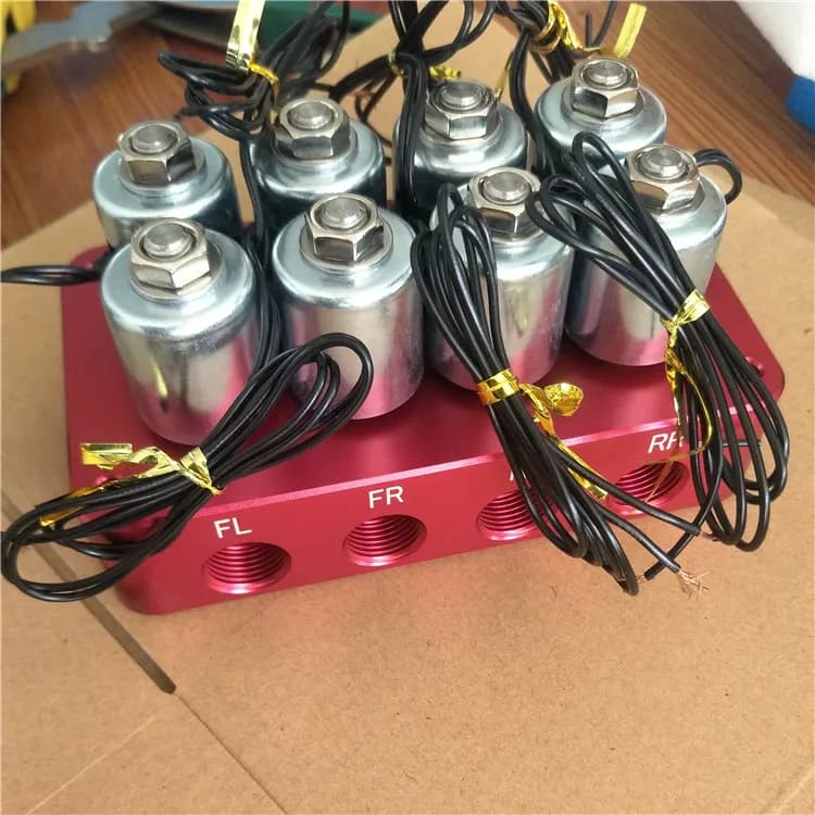 China Stock VX4 Solenoide Mercedes Taiwan Wire Cable Type Solenoid AVS Coil 4 Way Valve air Ride Suspension