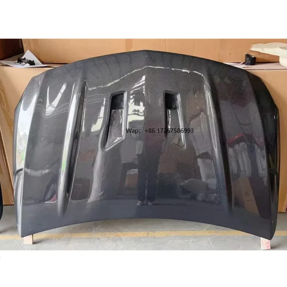 Real Carbon Fiber Hood for  W176 a Class 2014-2018 Modified 507 with Holes Style Engine Hood Carbon Fiber Bonnet