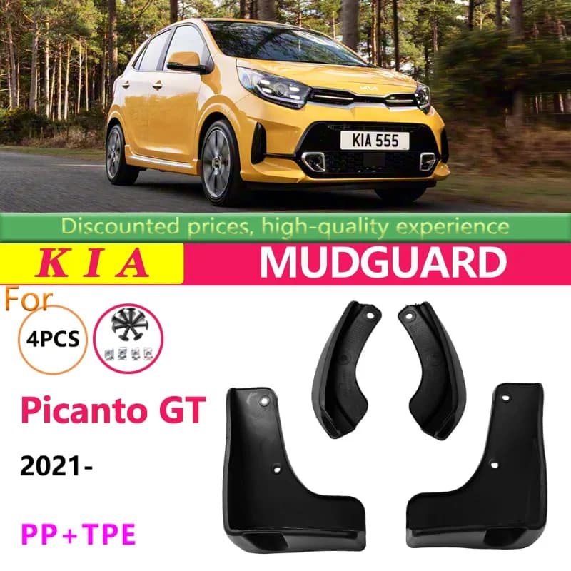 Suitable for 21-25 Kia Picardo GT Car Accessories Picanto Front and Rear Tire Fender Skin