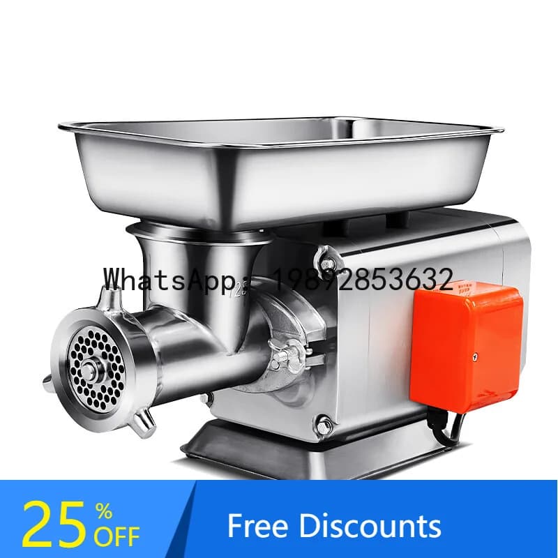 CZ  Meat Grinder Multi-Functional Desktop All Stainless Steel Meat Mincer High-Power Electric Meat Grinder Sausage Maker