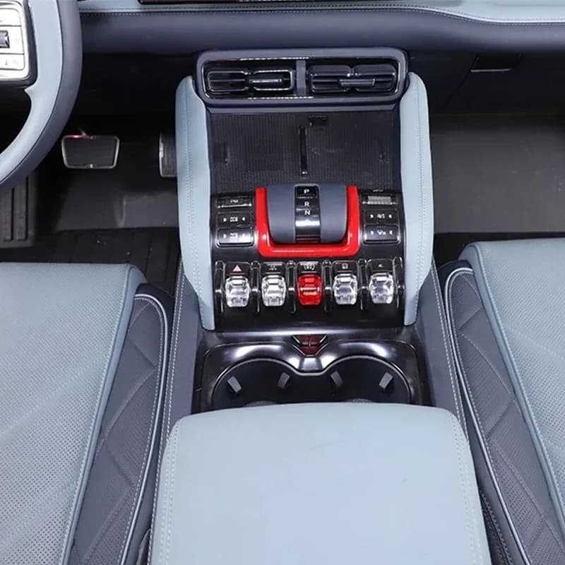 Gear Shift Decor Cover Gear Lever Frame Trim Sticker For BYD Formula Leopard 5 Denza B5 Leopard 8 Denza B8 SHARK 6 2023-2026