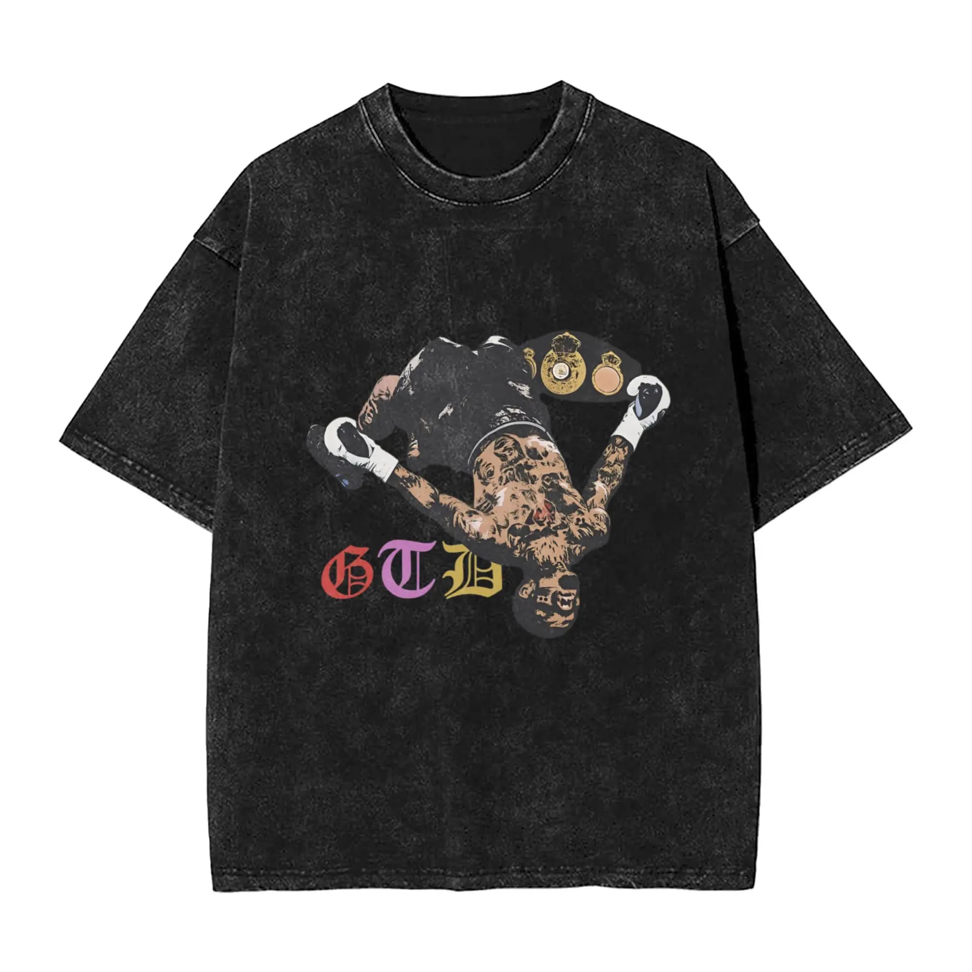 Gervontas Davised  T-Shirt Summer  Street Style T Shirts Casual Fashion Tee Shirt For Mens Short-Sleeved Design Top Tees