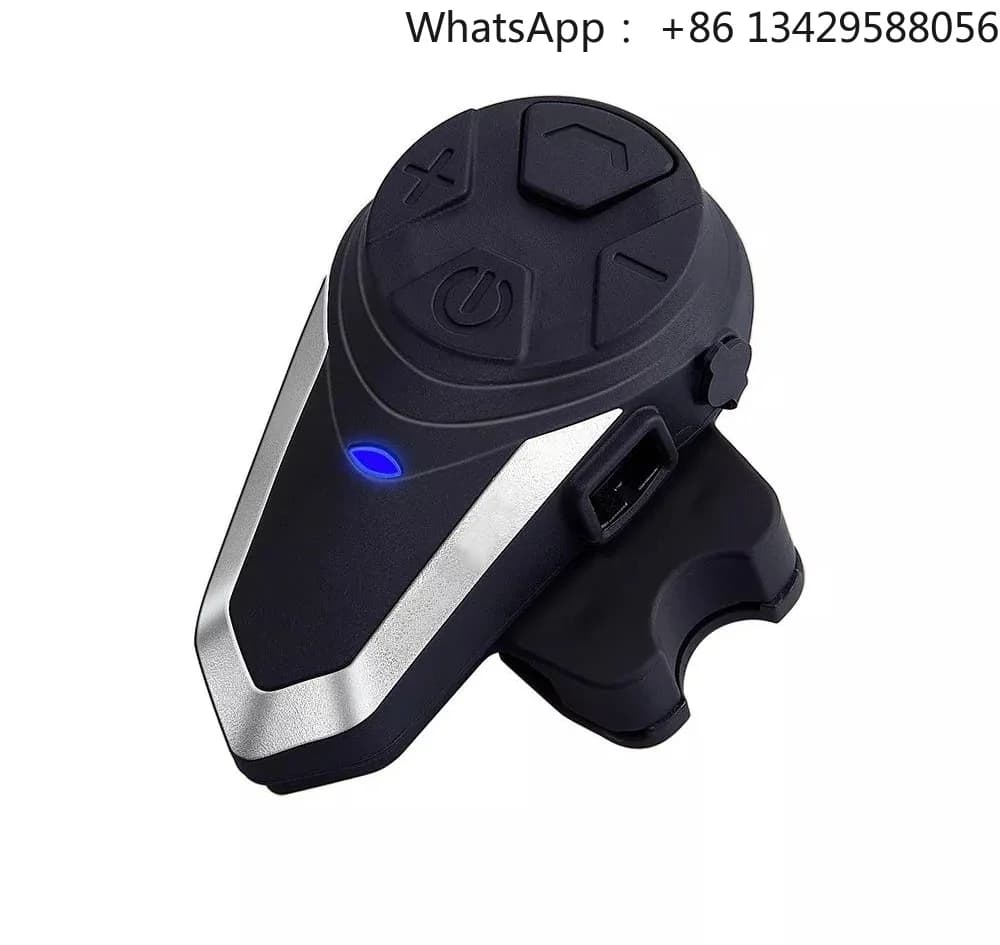 BT-S3 Intercom Motorcycle Helmet BT Headset Headphones Motorbike Communication System