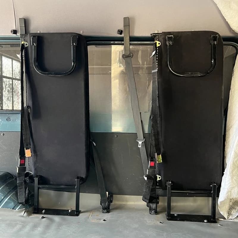 Folding Seat, Ultra-thin Side Flip, Side Flip, Hanging Belt, Seat Belt, Cargo , Rear Row of Truck and Bus