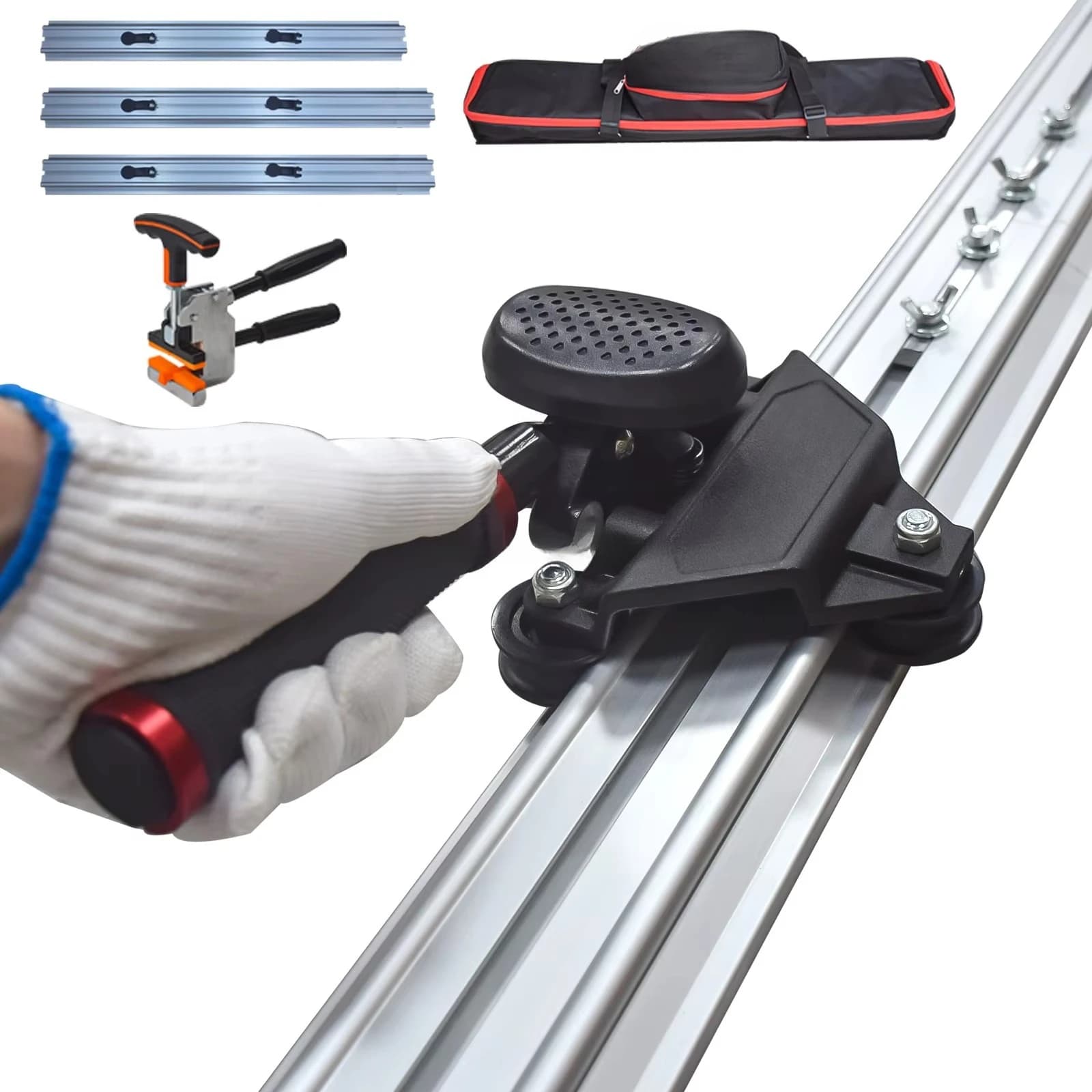 Large Format Tile Cutter 2600mm High Precision Manual Tile Cutter Ceramic Tile Push and Puller Push Knife PL2800