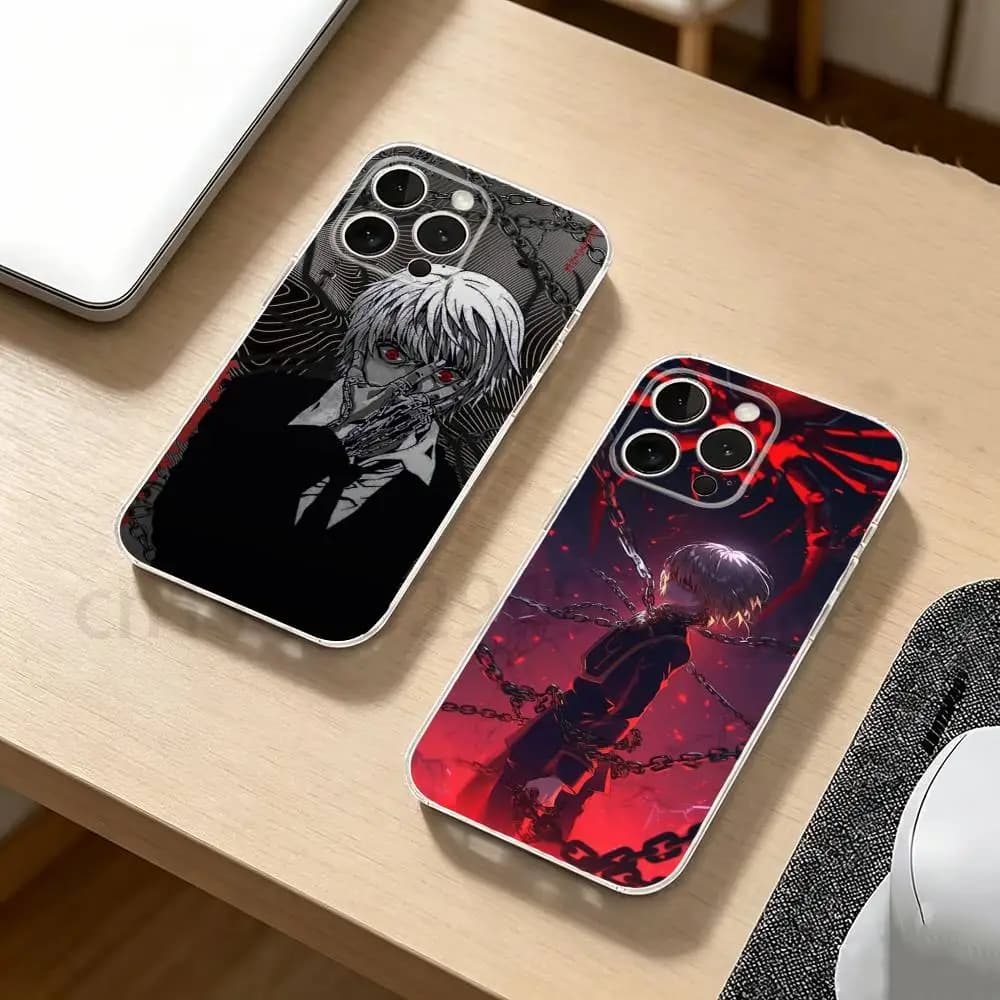 HUNTER K-Kurapika Kurta Phone Case For iPhone17,16,15,14,13,12,11,XR,Pro,Max,Plus,mini,Transparent Soft Cover