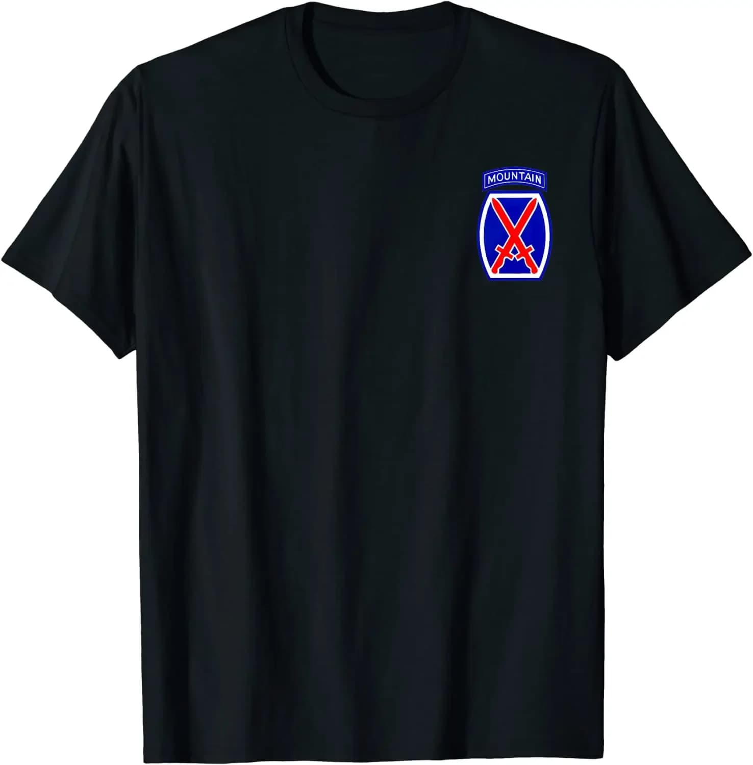 Army 10th Mountain Division Military Infantry Patch Men T-Shirt Short Sleeve Casual Cotton O-Neck Summer  T Shirt