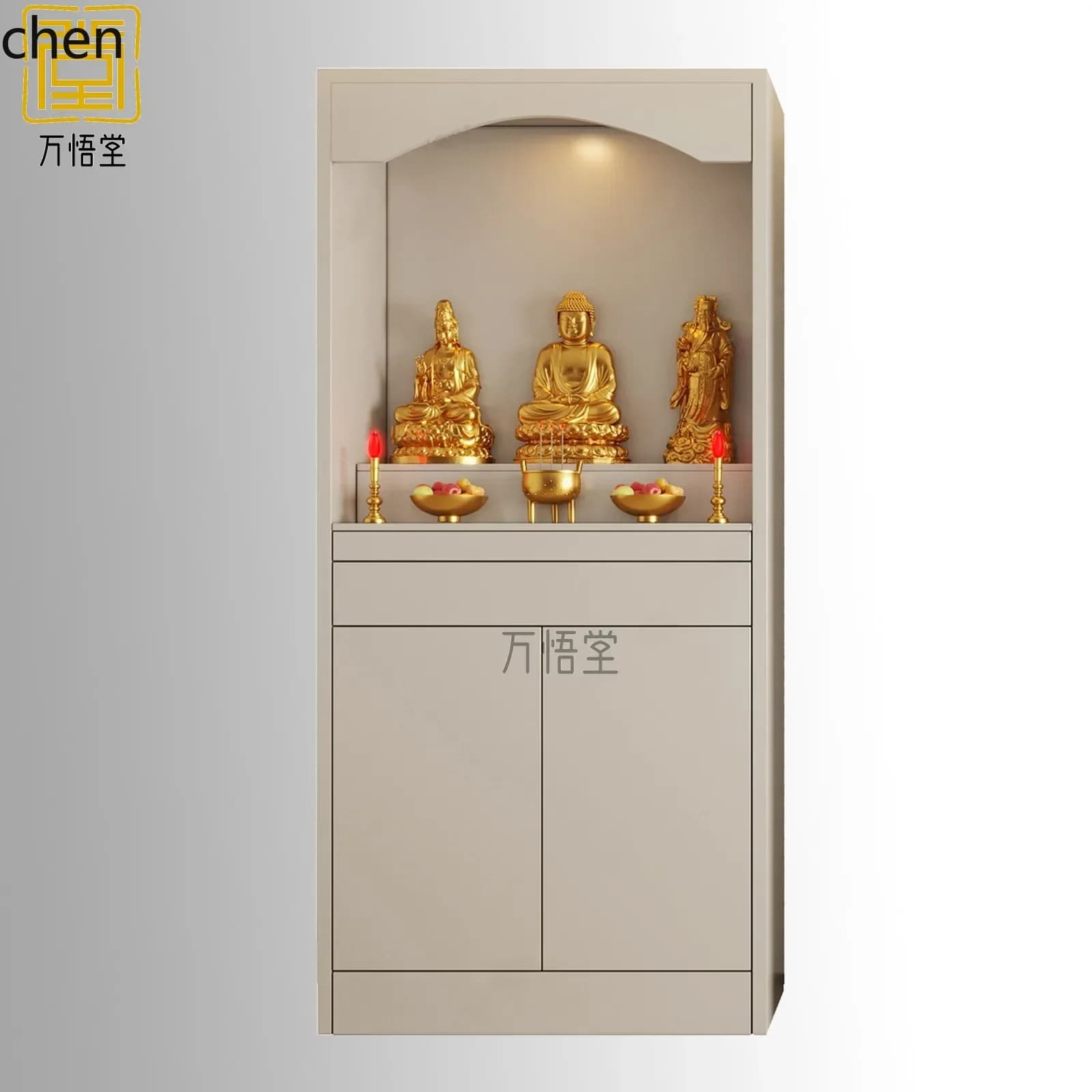 FG6.10 altar cabinet Buddhist Altar Cabinet for Home Use, Buddha Worship Table, God of Wealth Altar Cabinet
