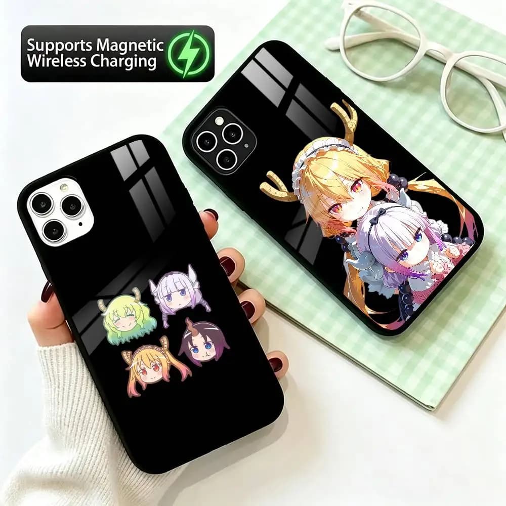 Miss Kobayashi D-Dragon M-Maid  Phone Case For iPhone17,16,15,14,13,12,11 Plus,Pro Supports Magnetic Wireless Charging