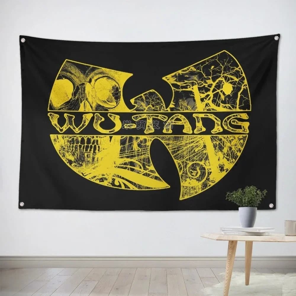 Rap Music Art Hip Hop Music Band Banners Wall Flags Tapestry Cloth Art Bar Cafe Hotel Theme Background Decoration