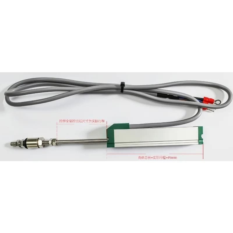 1PC For KTM 10-300mm Linear Displacement Sensor Reset Electronic Ruler Miniature Spring Displacement Transducer
