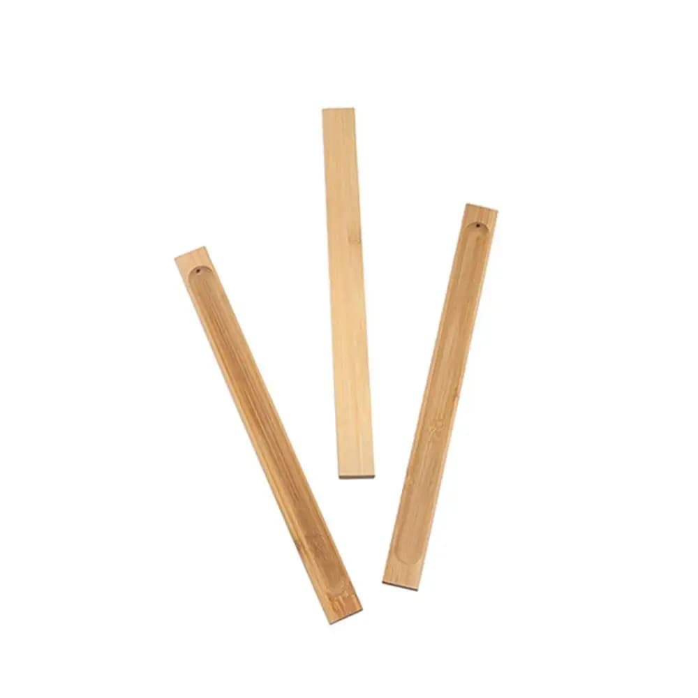 Bamboo Bamboo Board Incense Holder Eco-friendly Natural Incense Stick Holder Japanese Style Anti-Ash Flying Incense Ash Catcher