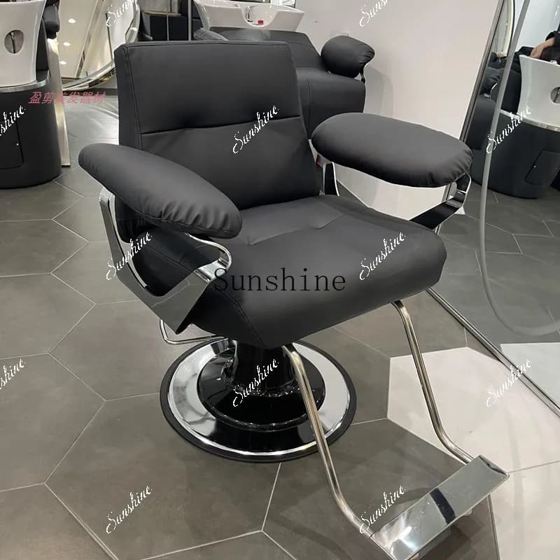 FTThe special barber shop for  hair salon can lift and rotate to increase  barber capacity and put down the chair.