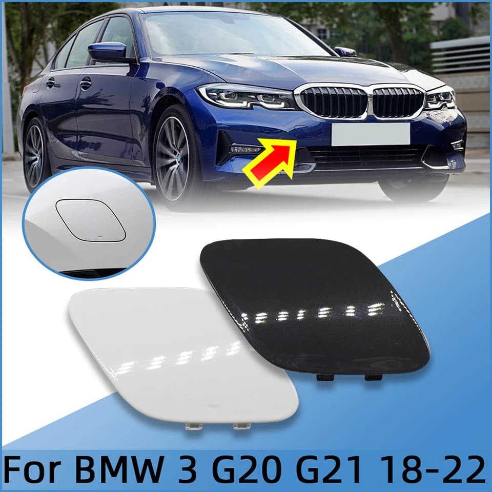 Auto Parts Front Bumper Tow Hook Cover Cap For BMW 3 G20 G21 2018 2019 2020 2021 2022 #51118496520 Towing Hauling Shell Lid Trim