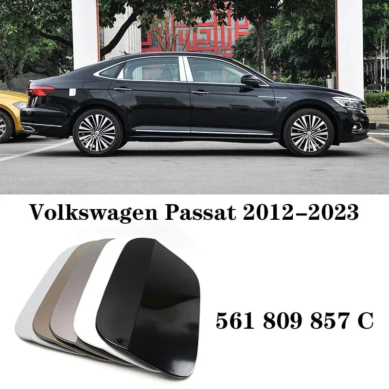 New Car Gas Fuel Tank Filler Door Lid Cover Cap For VW Volkswagen Passat LH5X 2012-2023 561809857C 561809857E GRU Black White