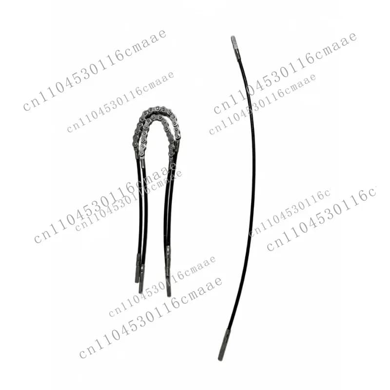 Leg Pedal Kayak Idler Cable Chain, Silver Metal Chain Drive Cable for Kayak Mirage System, Smooth Flexible Replacement