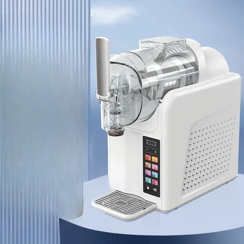 DurableHousehold Small Ice Cream Maker Smoothie Maker Commercial Snow Melter Cold Drink Machine