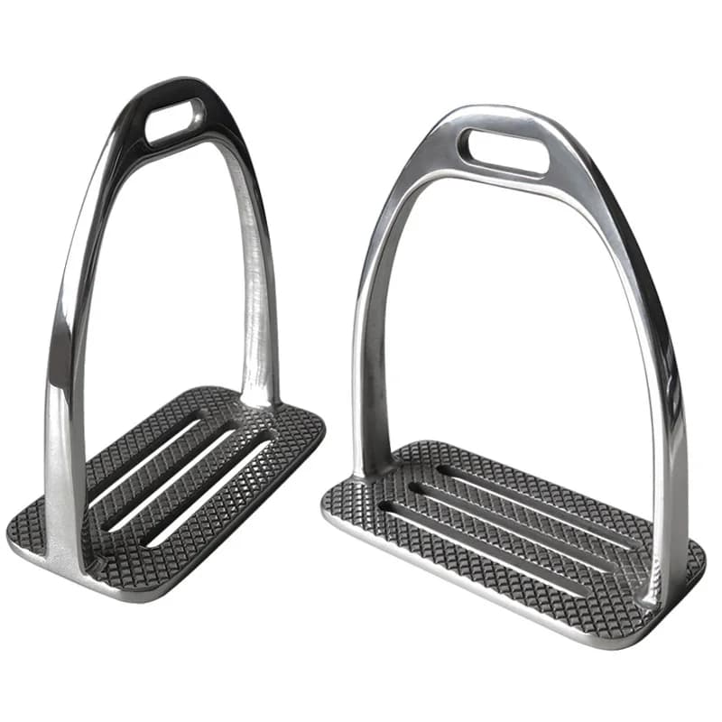 125mm Anti-rust and Anti-peeling Stainless Steel Safety Stirrup Anti-slip Foot Plate Horse Product