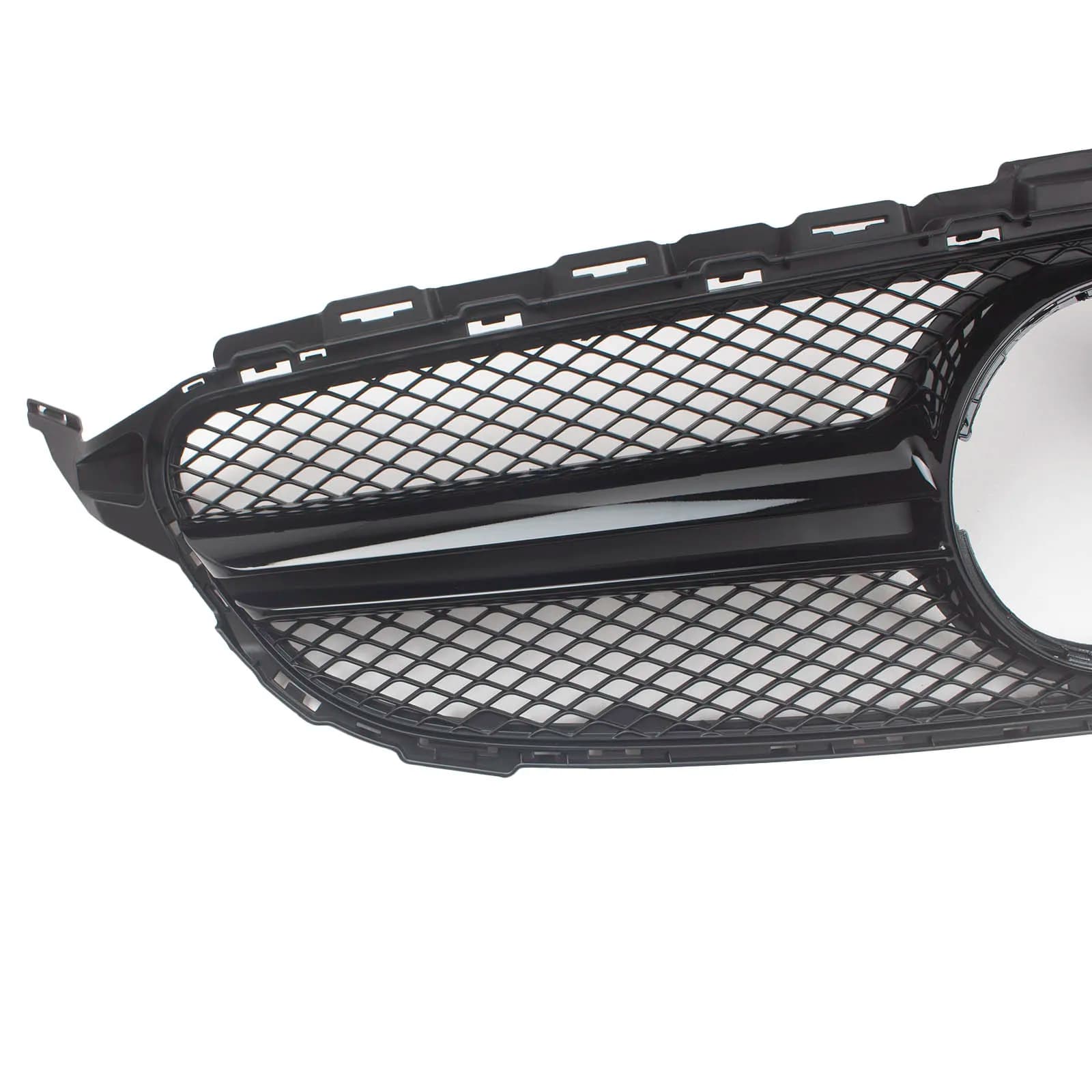 Front Bumper Grille For Benz W205 C-CLASS 2015-2018 2016 2017 Diamonds Style Racing Grilles