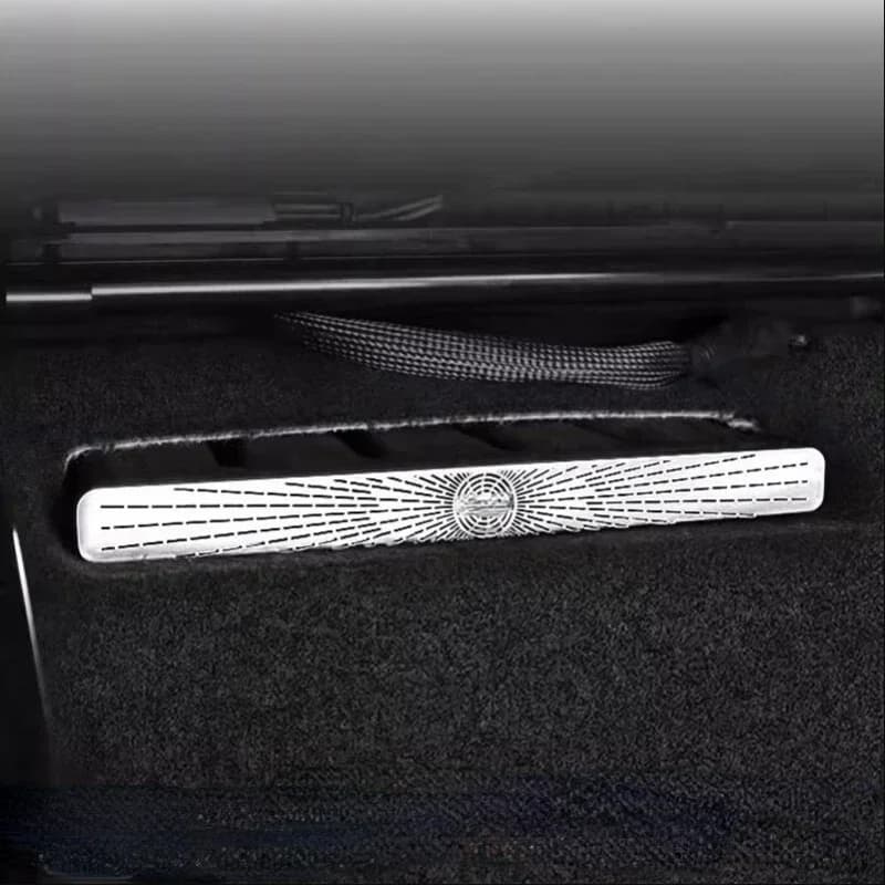 For Mercedes Benz E Class W214 2024-2025 Stainless Steel Car Seat AC Air Conditioner Duct Vent Outlet Cover Trim Car Accessories