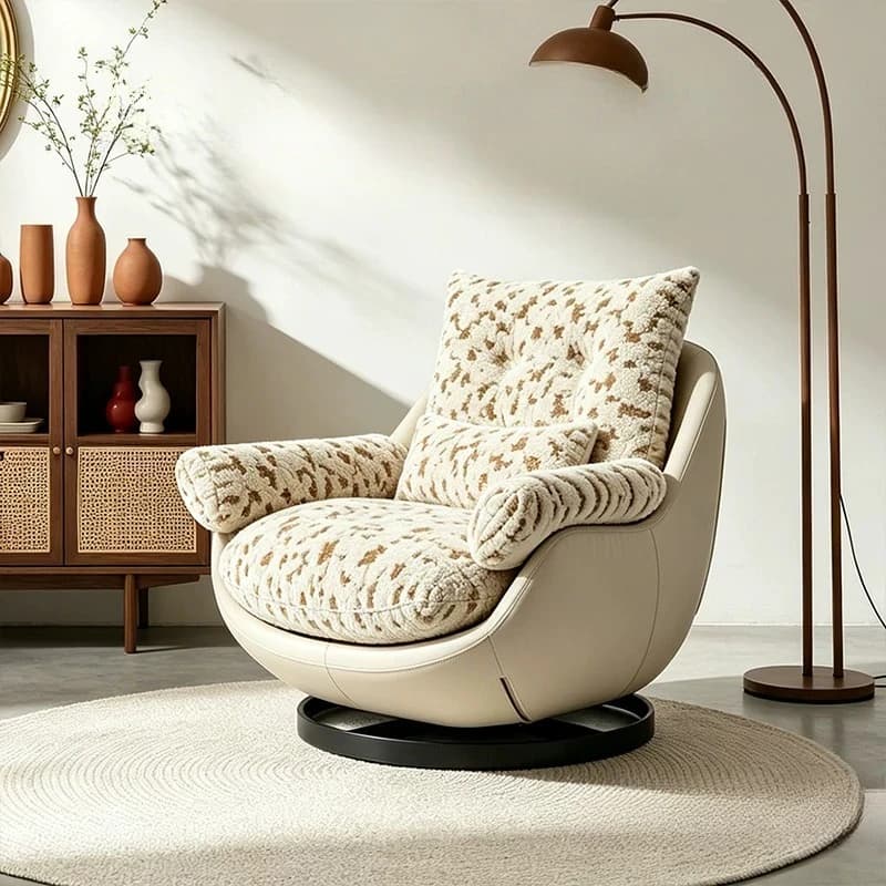 Modern Ergonomic Chairs Living Room Luxury Swivel Lounge Chair Recliner Lazy Sofa Articulos Para El Hogar Home Decoraction