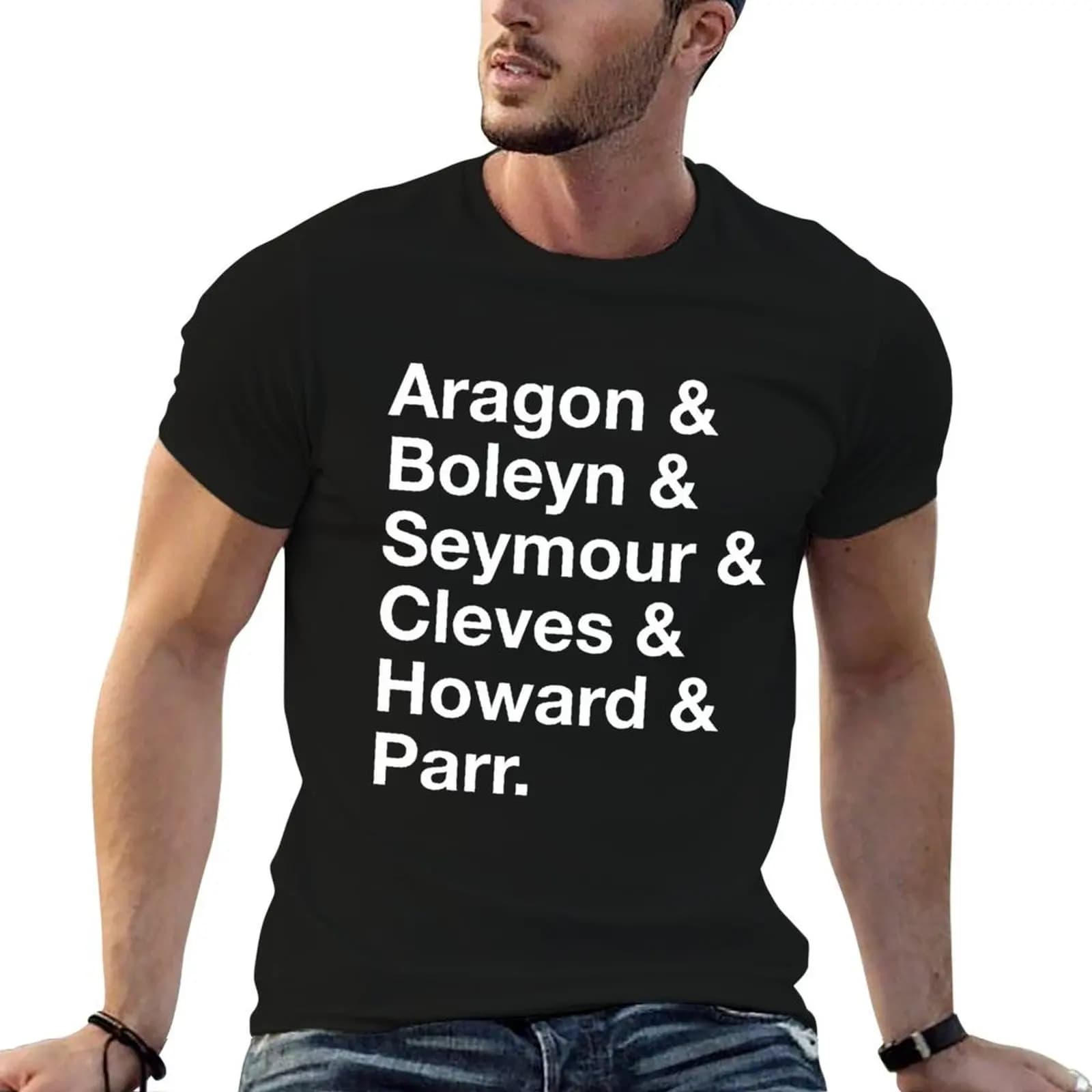 Henry VIII's Wives T-Shirt sweat rapper graphic tees tee shirts for men