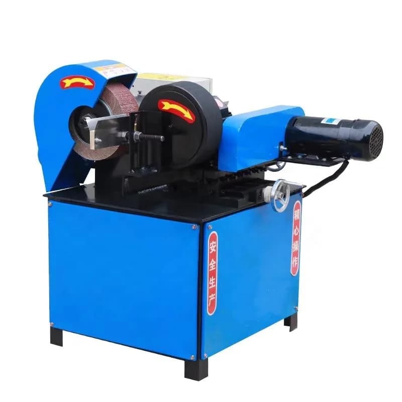 Small Round Tube Pipe Polishing Machine Steel Iron Polisher Buffing Machine