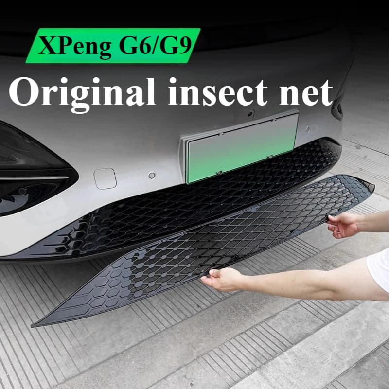 For xiaopeng Xpeng G6/G9 2023 2024 2025  Front Lower Bumper Intake Grille Anti Insect Net Inlet Vent Dust Proof Protector Mesh