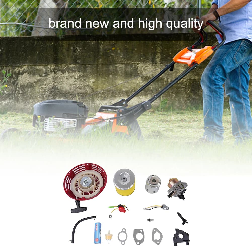 Carburetor Repair Kit for Honda GX240 For GX270 Engines Featuring Recoil Starter Air Filter Gasket Rings Fuel Line Filter
