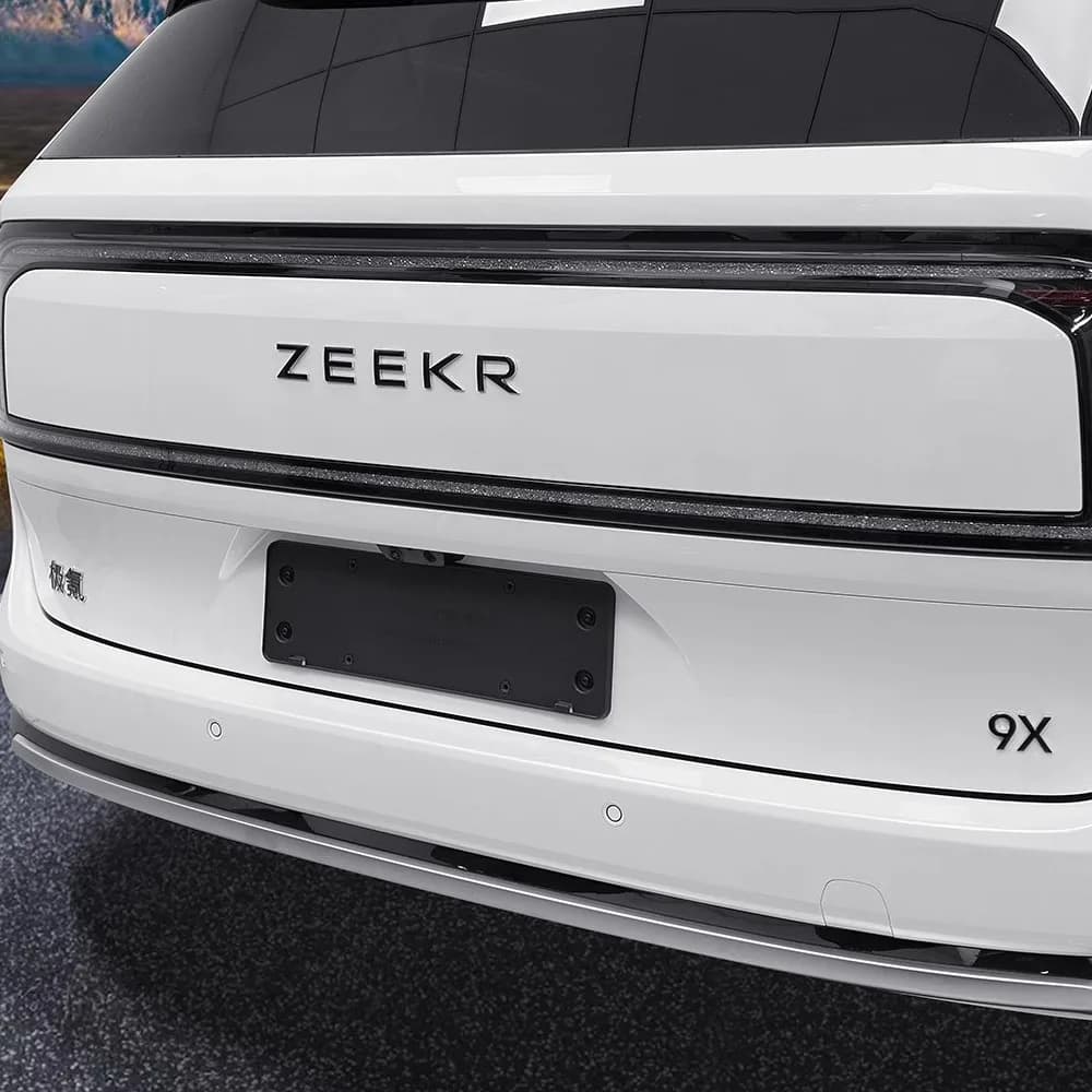 Black Warrior Emblem For ZEEKR 9X 2025 2026 Car Modification Accessories Car Emblem Protection Sticker Invisible Protection