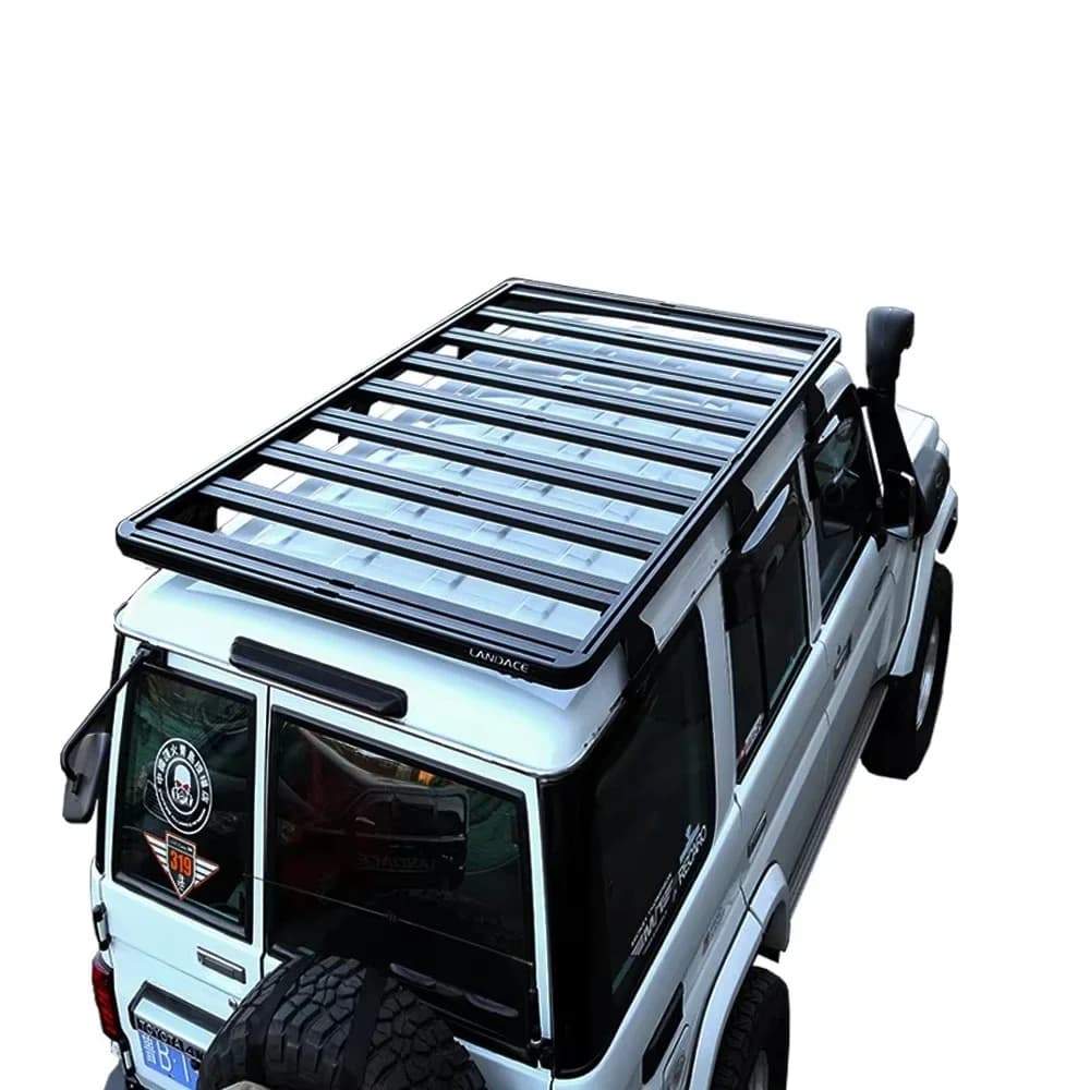 Wholesale Heavy Aluminum Alloy LC76 Car Roof Racks Universal Offroad Roof Rack 4x4 With Sunroof！