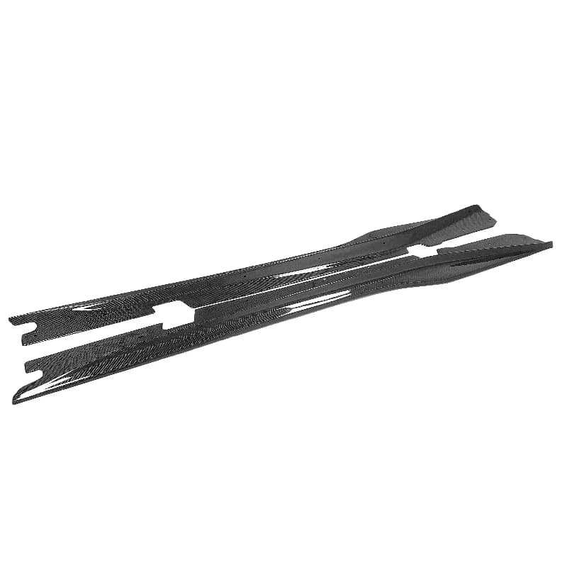 Hot Selling New  Carbon Fiber Bumper Screw-On for 2014-2019 All Models OnlySide Skirt Lip