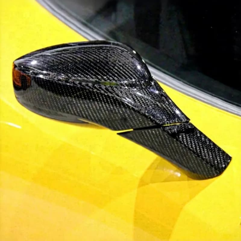 458 Italia Dry Carbon Fiber Car Side Rearview Mirror Cover