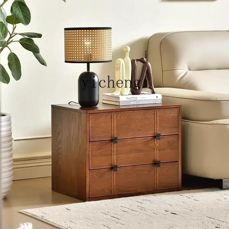 retro Chinese and ancient style chessboard cabinet modular combination side cabinet solid wood chest cabinet